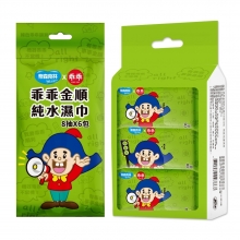 【箱購】乖乖金順迷你包純水濕巾8抽*6入X36袋_104212-36